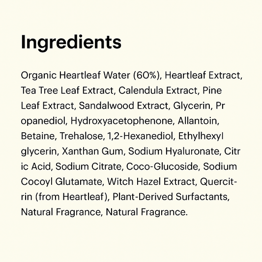 Miramora Heartleaf Calm Cleanser - Miramora