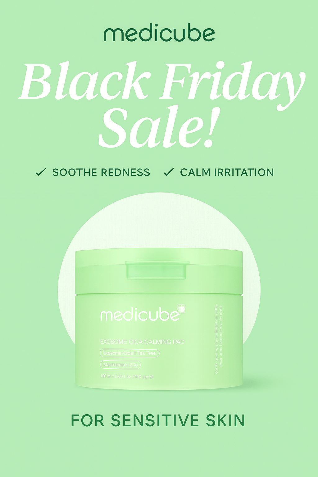 Miramora Exosome CICA Calming Toner Pads - Miramora