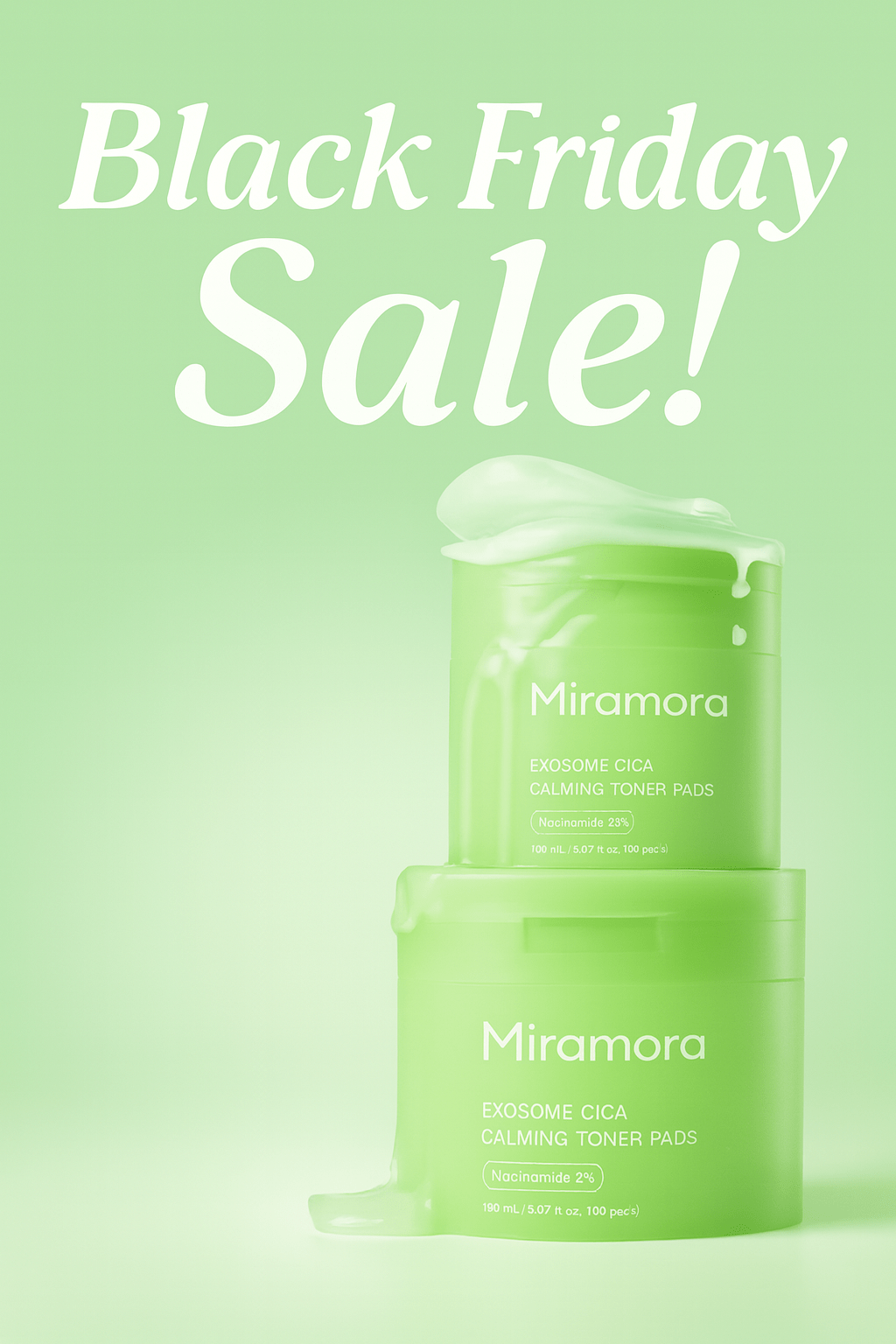 Miramora Exosome CICA Calming Toner Pads - Miramora