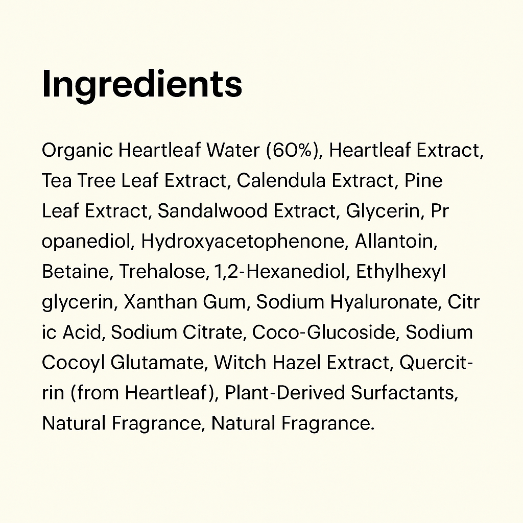 Miramora Heartleaf Calm Cleanser - Miramora